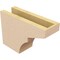 Ekena Millwork 4in. W x 8in. H x 12in. L Monterey Woodgrain TimberThane Rafter Tail, Primed Tan RFTUR04X08X12MONRCPR - alternate 4